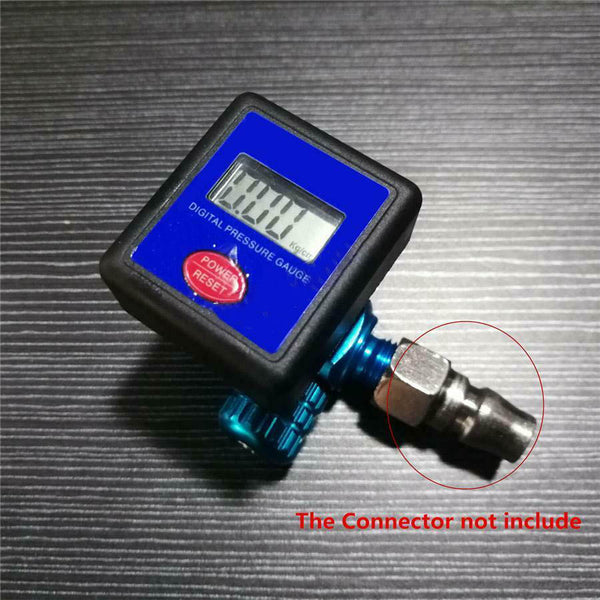 Digital Pressure Gauge Air Pressure Flow Regulator PSI Bar Kpa For Spray Paint