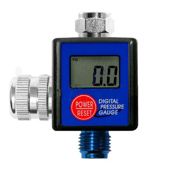Digital Pressure Gauge Air Pressure Flow Regulator PSI Bar Kpa For Spray Paint