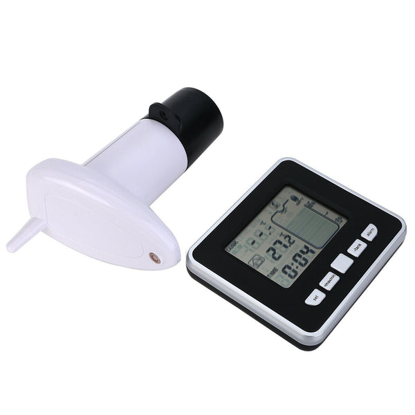 Ultrasonic Sonic Water Tank Liquid Level Meter Sensor Monitor Digital LCD Gauge
