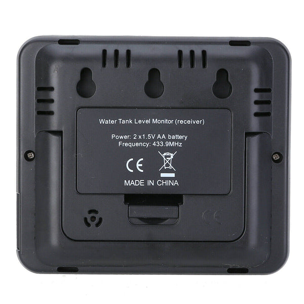 Ultrasonic Sonic Water Tank Liquid Level Meter Sensor Monitor Digital LCD Gauge