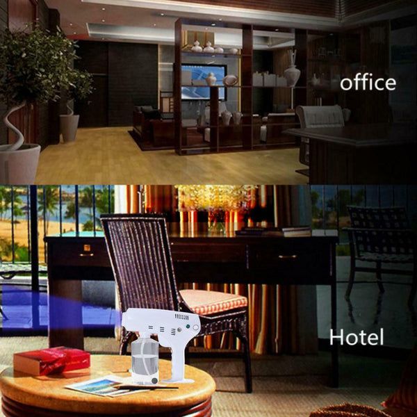 Electric Blue Light Nano Steam Spray Handheld Fogging Car Disinfectant Sprayer