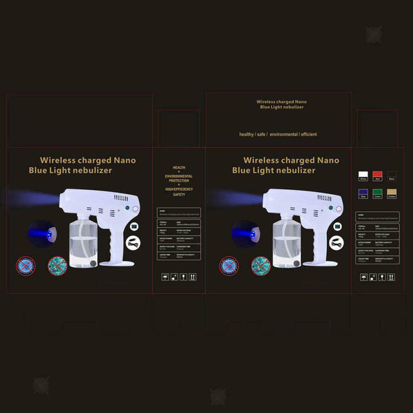 Electric Blue Light Nano Steam Spray Handheld Fogging Car Disinfectant Sprayer