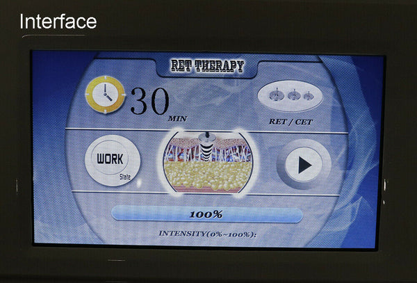 Tecar Therapy RET CET Monopolar RF Radio Frequency Pain Relief Skin Slimming