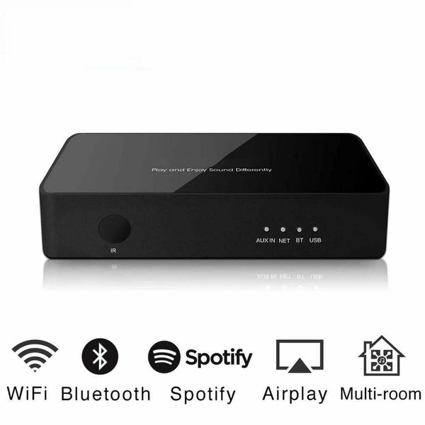 WiFi Bluetooth 5 Audio Streamer Music Airplay DAC HiFi Stereo Receiver Multiroom