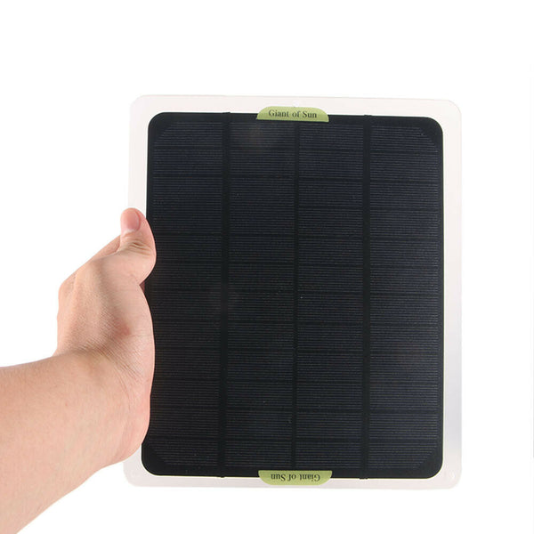 Outdoor 20W Solar Sun Panel DC 12V 5V Battery Charger Boat Marine RV Car Starter