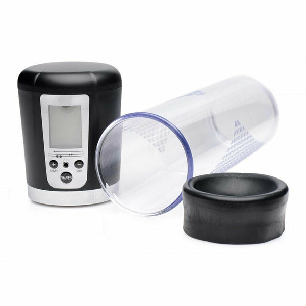 Vacuum LCD Penis Pump Rechargeable Male Men Enlarger Growth Extender Stretcher