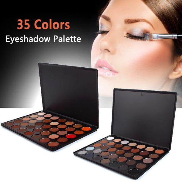 Useful 35 Colors Warm Color Ladies Makeup Cosmetics Eyeshadow Palette Cosmetic