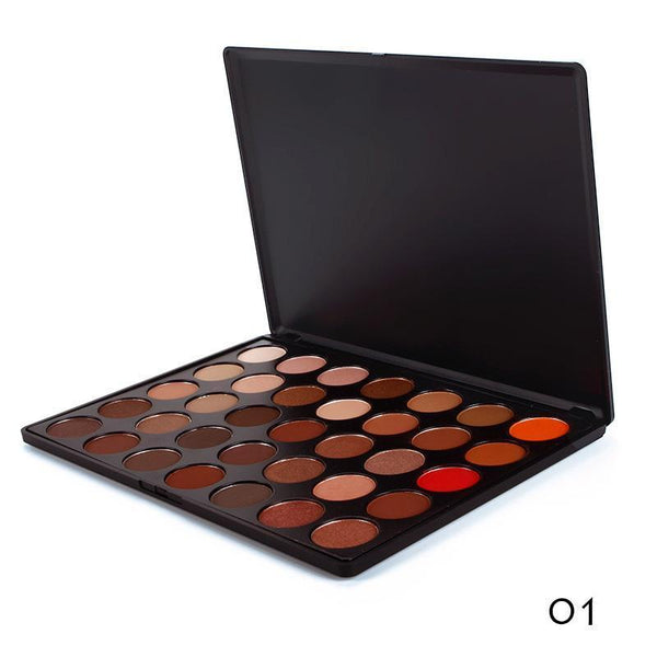 Useful 35 Colors Warm Color Ladies Makeup Cosmetics Eyeshadow Palette Cosmetic