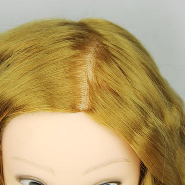 Long Hair Style Hairdressing Training Head Model Mannequin for Salon Practice Clamp