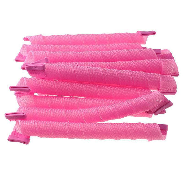 40 PCS 50CM DIY Ladies Hair Rollers Curlers Magic Circle Twist Spiral Styling Tools