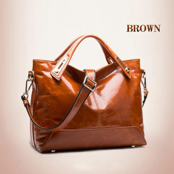 Trendy Fashion Women Genuine Leather Bags Tote Messenger Bags Shoulder Bags Bags