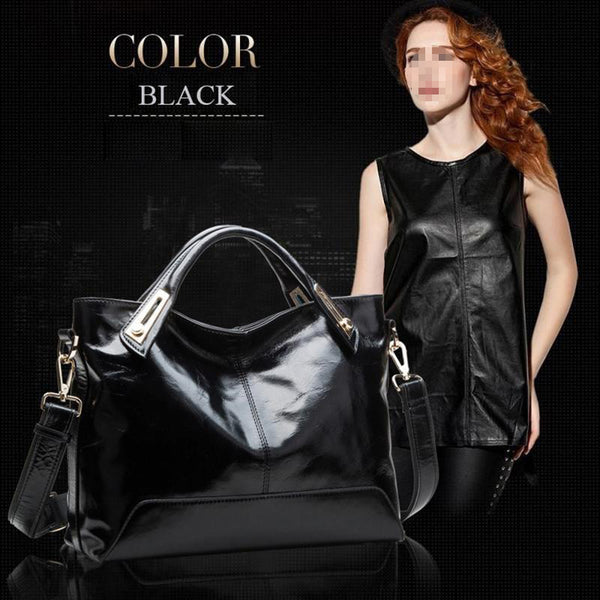 Trendy Fashion Women Genuine Leather Bags Tote Messenger Bags Shoulder Bags Bags