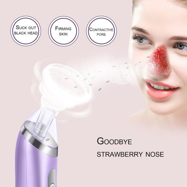 USB Charging Household Blackhead Vacuum Suction Comedones comedone Cleaner Face