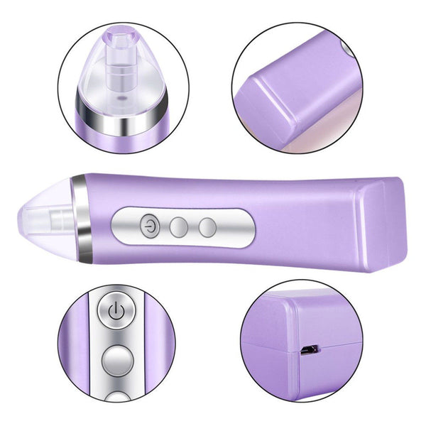 USB Charging Household Blackhead Vacuum Suction Comedones comedone Cleaner Face
