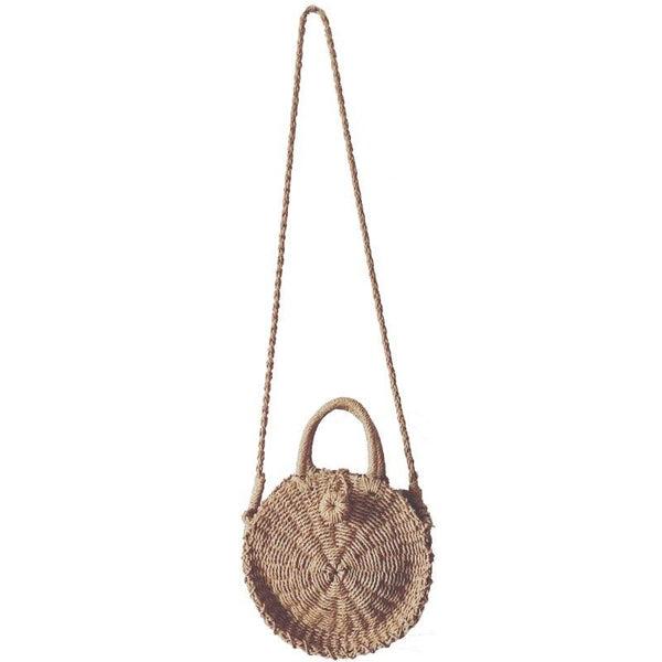 Women Woven Bags Bag Handmade Pack Beach Vintage Slant Shoulder Packet Handbag