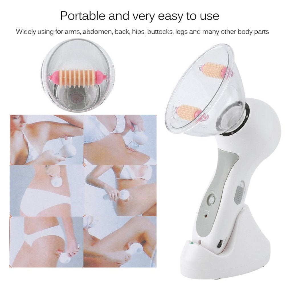 Body Care Vacuum Movable Rollers Massage Device Therapy Treatment Kit