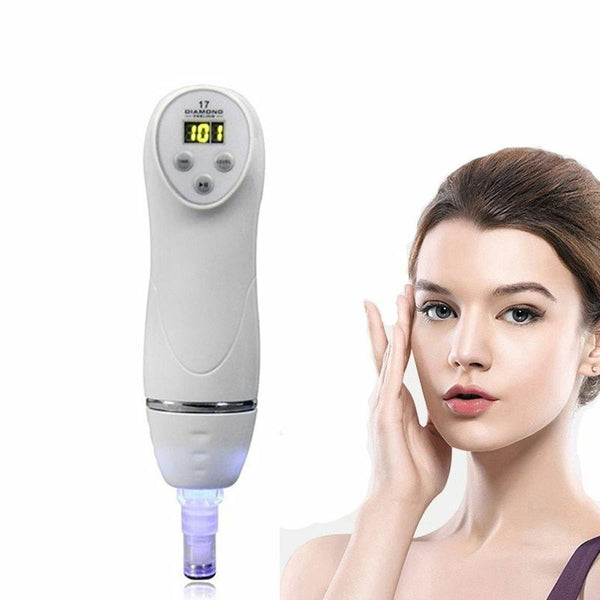 Facial Diamond Peeling Device Spa Anti Aging Dermabrasion Skin Deep Clean Pores