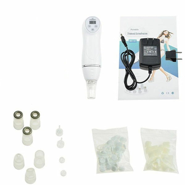 Facial Diamond Peeling Device Spa Anti Aging Dermabrasion Skin Deep Clean Pores