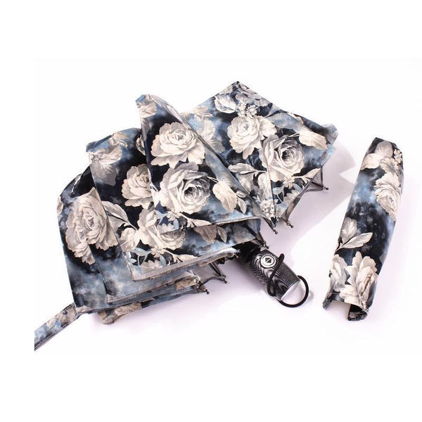 Creative Folding Folded Japanese Flower Rain Windproof Retro Painting Umbrella