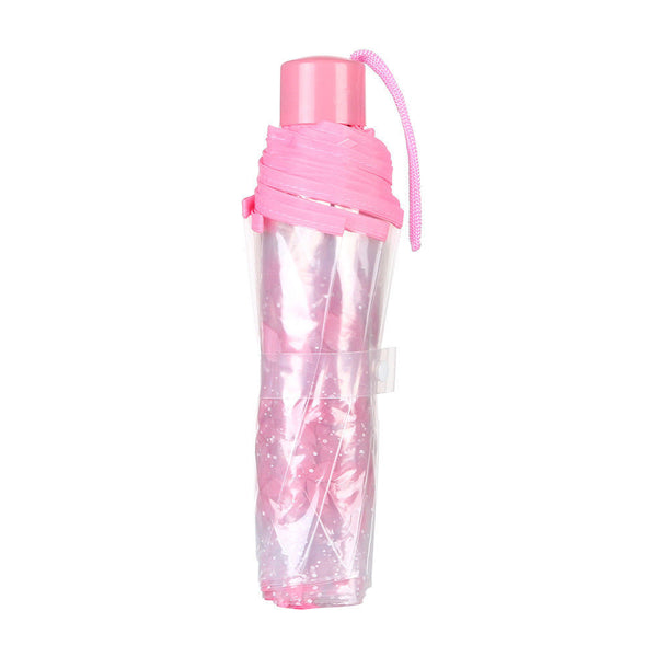 Transparent Beauty Clear Fold Umbrella Pink Cherry Blossom Mushroom Umbrella for Apollo Sakura