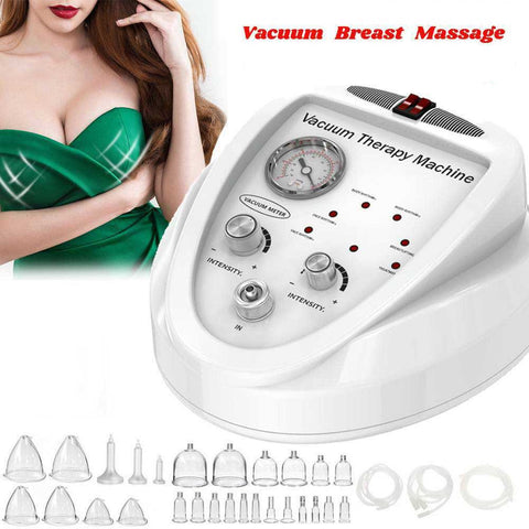 Vacuum Therapy Body Massage Shape Lymph Drainage Breast Cups Enhancement Machine
