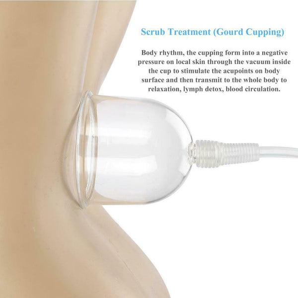 Vacuum Therapy Body Massage Shape Lymph Drainage Breast Cups Enhancement Machine