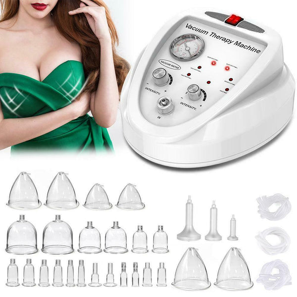 Vacuum Therapy Body Massage Shape Lymph Drainage Breast Cups Enhancement Machine