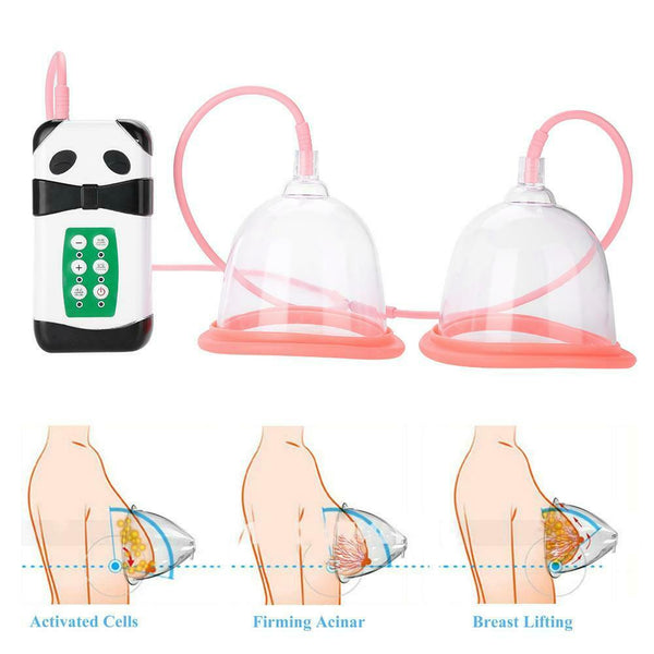 Enhance Beauty Breast Enlargement Butt Cup Size Vacuum Therapy Body USB Massage
