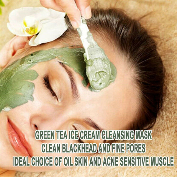3 Green Tea Purifying Clay Stick Mask Deep Cleaning Beauty Oil Control Anti Acne