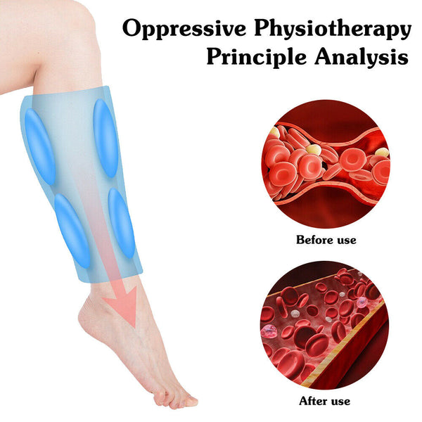 Wireless Air Compression Leg Rest Massage Massager Varicose Veins Physiotherapy