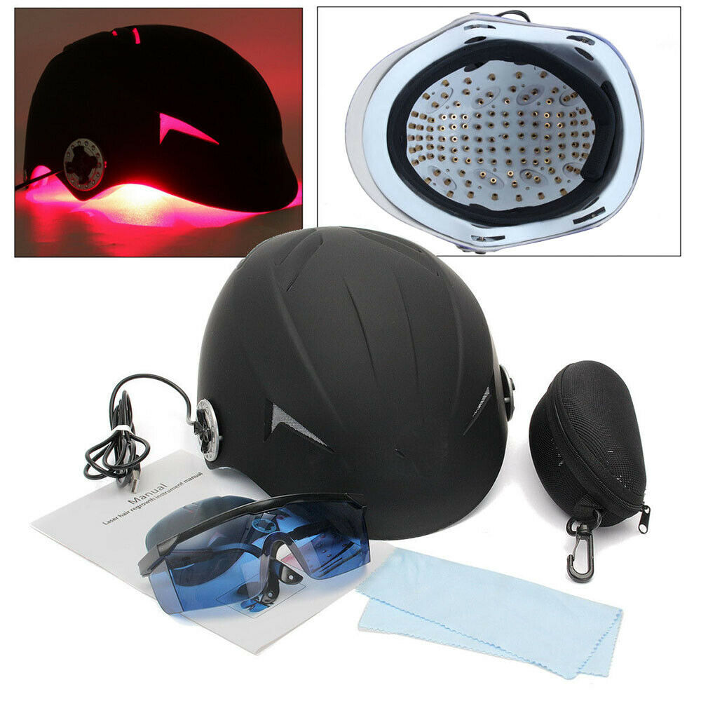 128 Diodes Laser Hair Loss Regrowth Growth Helmet Promoter Cap Alopecia Therapy