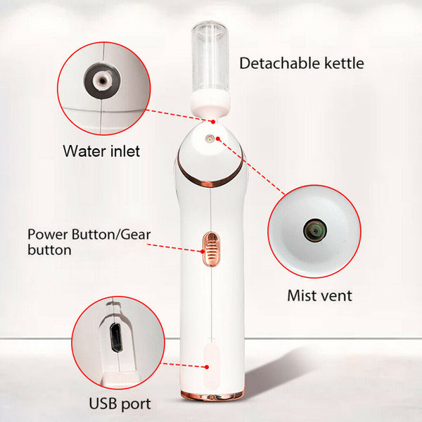 Nano Water Atomizing Oxygen Injection Sprayer Moisturizing SPA Skin Care Tool