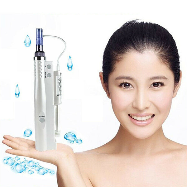 Skin Facial Face Care Mesotherapy Gun Nano Meso Injection Injector Water Sprayer