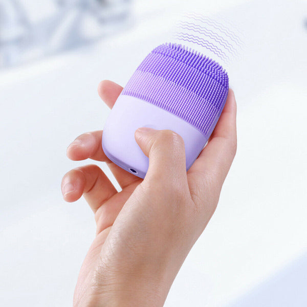 Ultrasonic Facial Cleansing Brush Face Cleaner Massage Skin Care Spa Massager