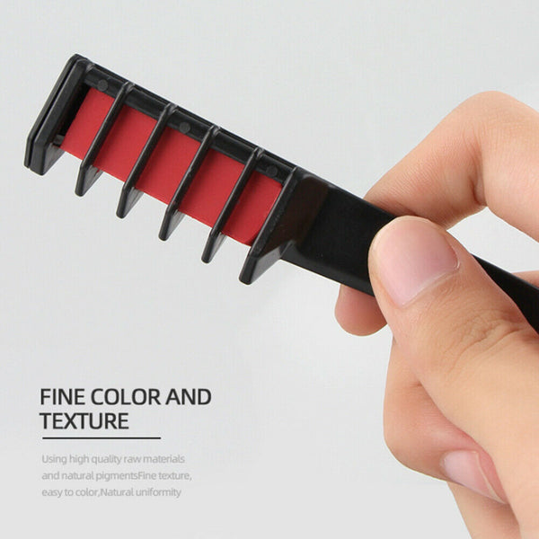 Temporary Hair Chalk Hair Color Comb Dye Salon Kits Party Fans Washable DIY Cosplay