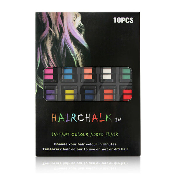 Temporary Hair Chalk Hair Color Comb Dye Salon Kits Party Fans Washable DIY Cosplay