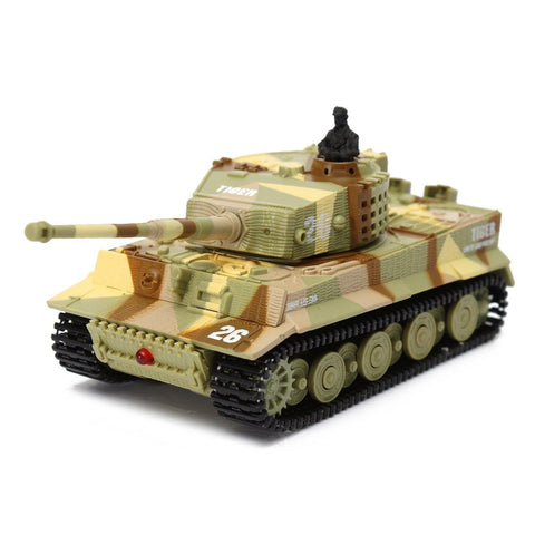 1:72 Mini Remote Control German Military Tiger Tank Assault Vehicle Model Toy