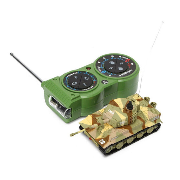 1:72 Mini Remote Control German Military Tiger Tank Assault Vehicle Model Toys