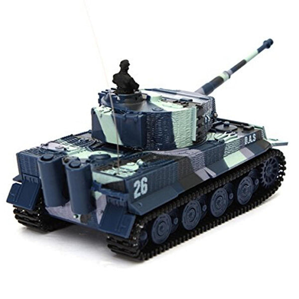 1:72 Mini Remote Control German Military Tiger Tank Assault Model Children Toy