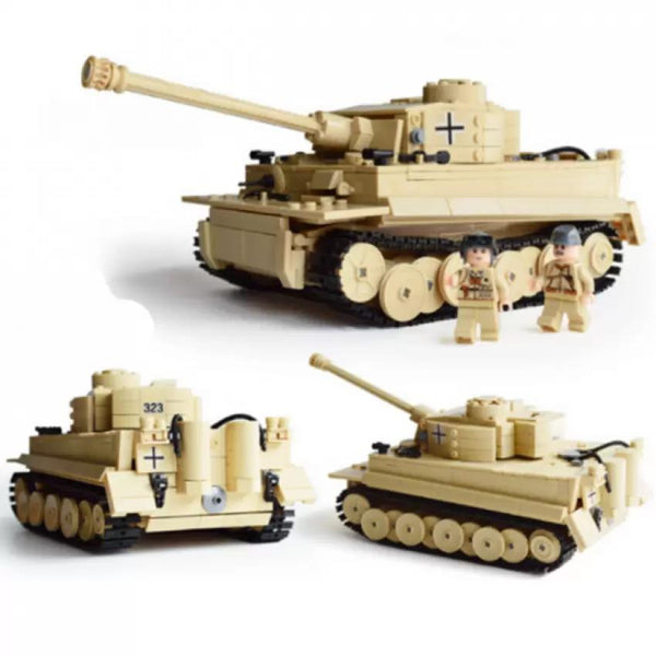 Century Military German King Tiger Tank Model Blocks Toys