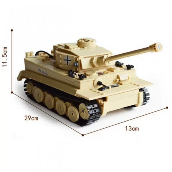 Century Military German King Tiger Tank Model Blocks Toys