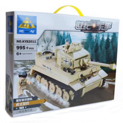 Century Military German King Tiger Tank Model Blocks Toys