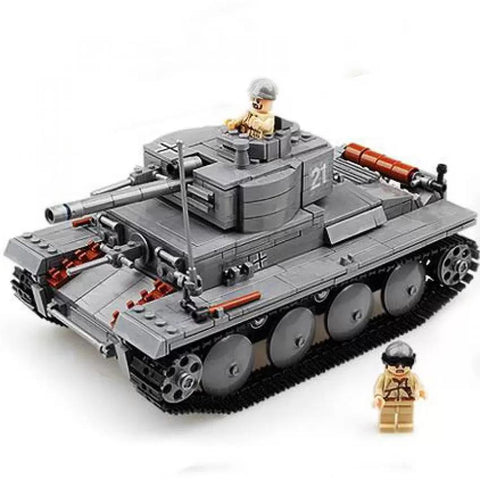 Military German PZKPFW-II Tank Century Tanks Bricks Building Blocks Set 868pcs
