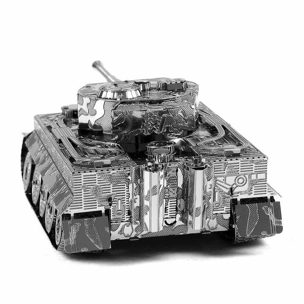 DIY Collectible 3D Army German Tiger Tank Solid Puzzle Metal Micro Model Gift