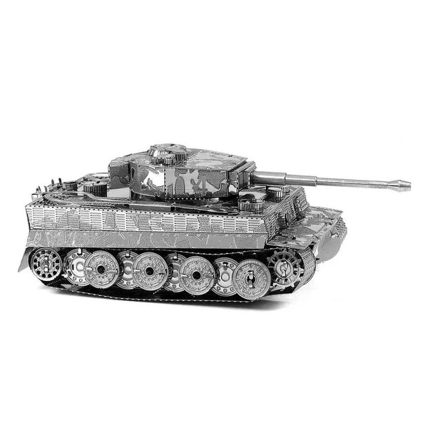 DIY Collectible 3D Army German Tiger Tank Solid Puzzle Metal Micro Model Gift
