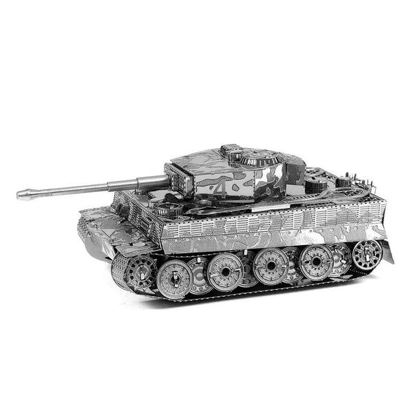 DIY Collectible 3D Army German Tiger Tank Solid Puzzle Metal Micro Model Gift