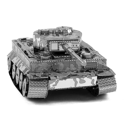 DIY Collectible 3D Army German Tiger Tank Solid Puzzle Metal Micro Model Gift