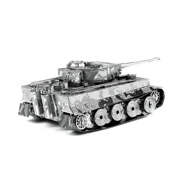 New 3D Tiger I Tank Jigsaw Puzzle Stainless Steel DIY Assembly German Tank Model