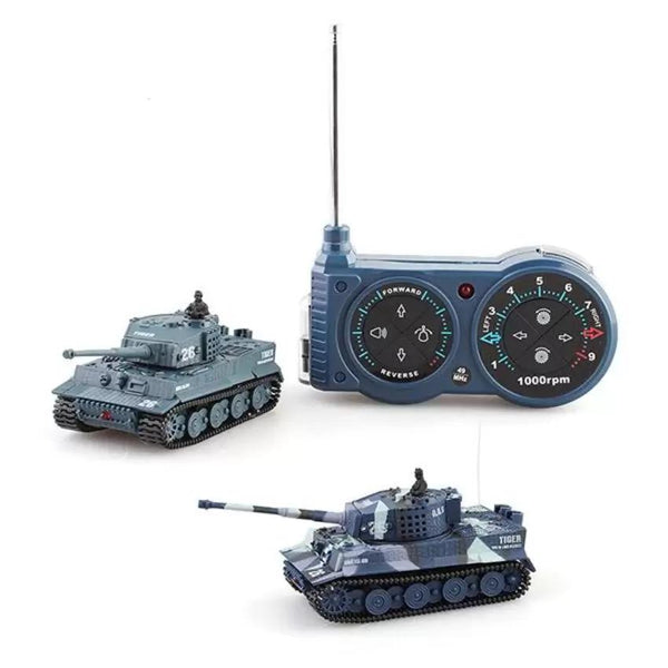 1:72 German Tiger RC Remote Radio Control War Battle Military Game Tank Toys