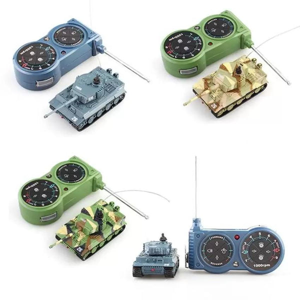 1:72 German Tiger RC Remote Radio Control War Battle Military Game Tank Toys